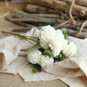 Ball Chrysanthemum Small Hand Flower Artificial Flower Party Tables Decorations Bouquet Real Looking Flower