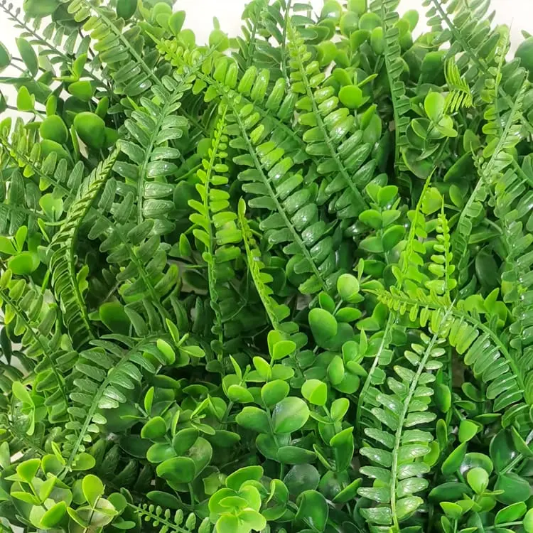 Artificial Grass - Artificial Mat Panel Wall Hedge Decor Fake Fence – Deyuan detail pictures